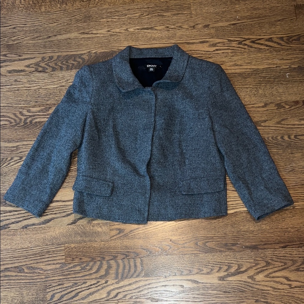 DKNY Charcoal Blazer Size 10